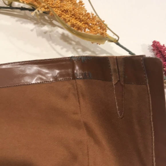 COLDWATER CREEK tan leather tall suede zip up boot - Picture 5 of 8